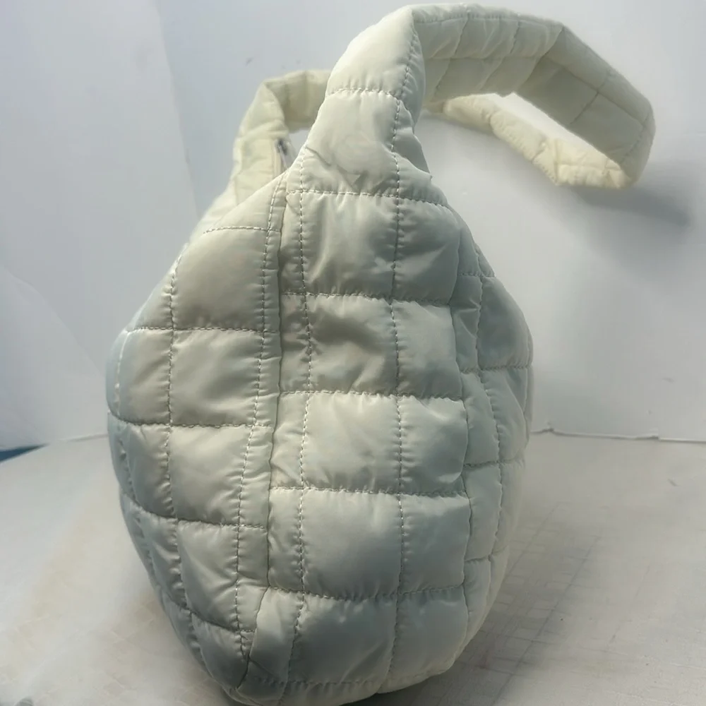 Quilted Tote Bags for Women Lightweight Quilted Padding Shoulder Bag Down Cotton